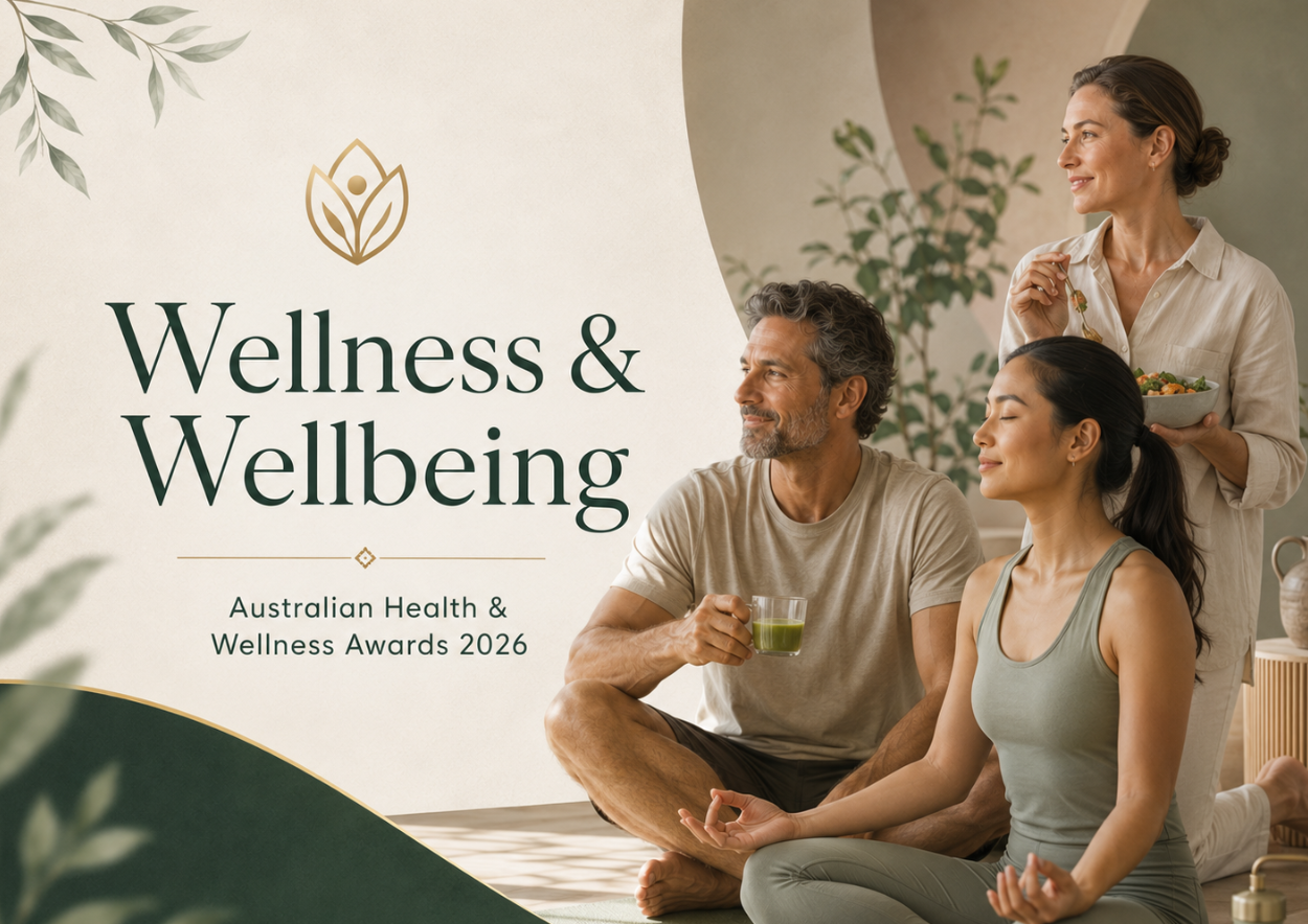 Wellness & Wellbeing category feature image for the Australian Health and Wellness Awards 2026