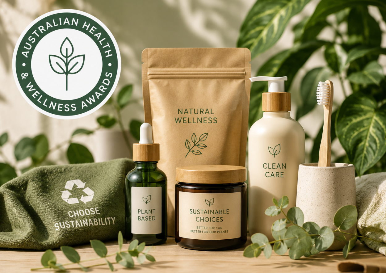 Sustainable Health Products category feature image for the Australian Health and Wellness Awards 2026
